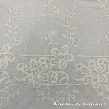 High Quality Factory - Made Embroidered Fabric